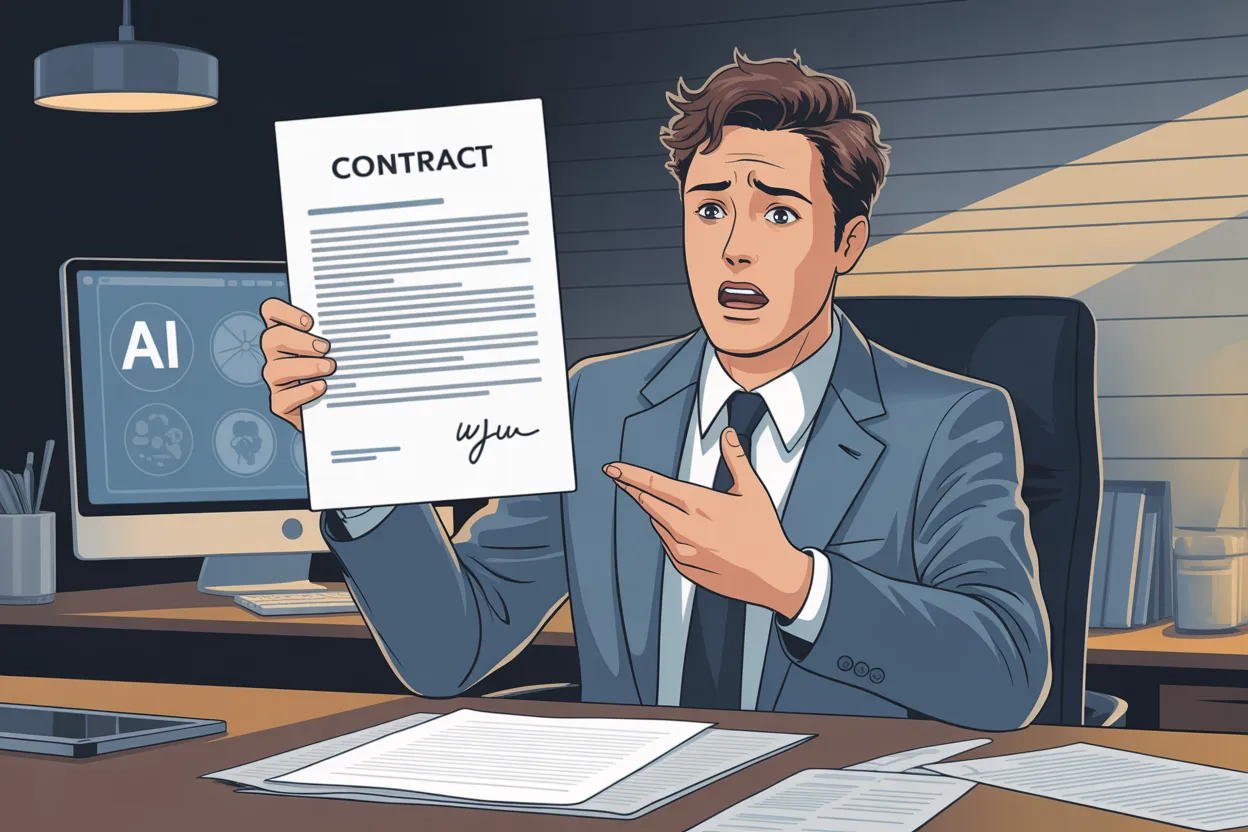 Are Your Vendor's "AI Terms" a Blank Page? (You Should Probably Check...)